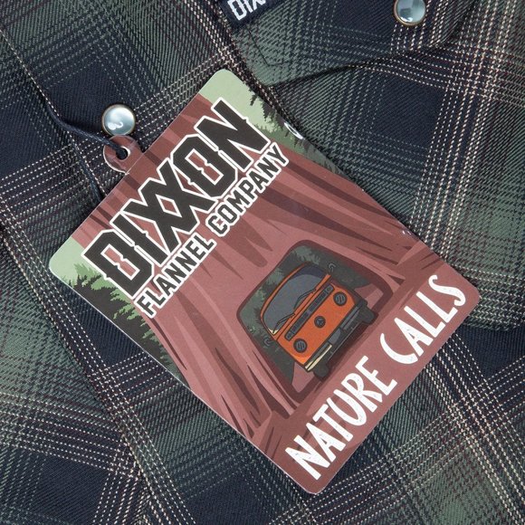 DIXXON Flannel BURLINGTON Limited Edition Men's Flannel Shirt XL Tall - Picture 3 of 8